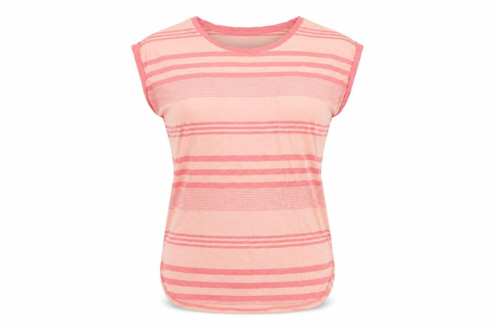 Oasis Women's Pink Striped Sleeveless Top XS