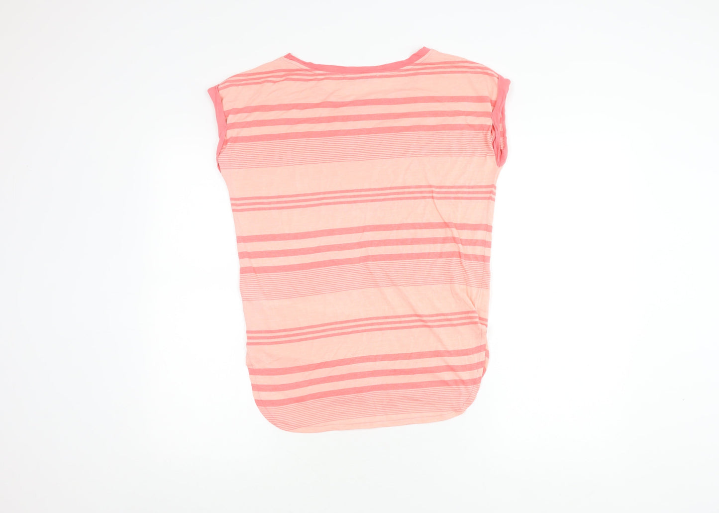 Oasis Women's Pink Striped Sleeveless Top XS