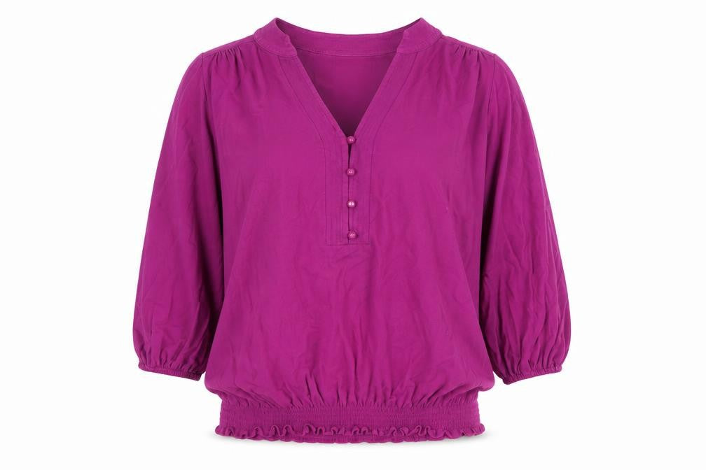 Wallis Women's Purple Stretch Blouse, Small