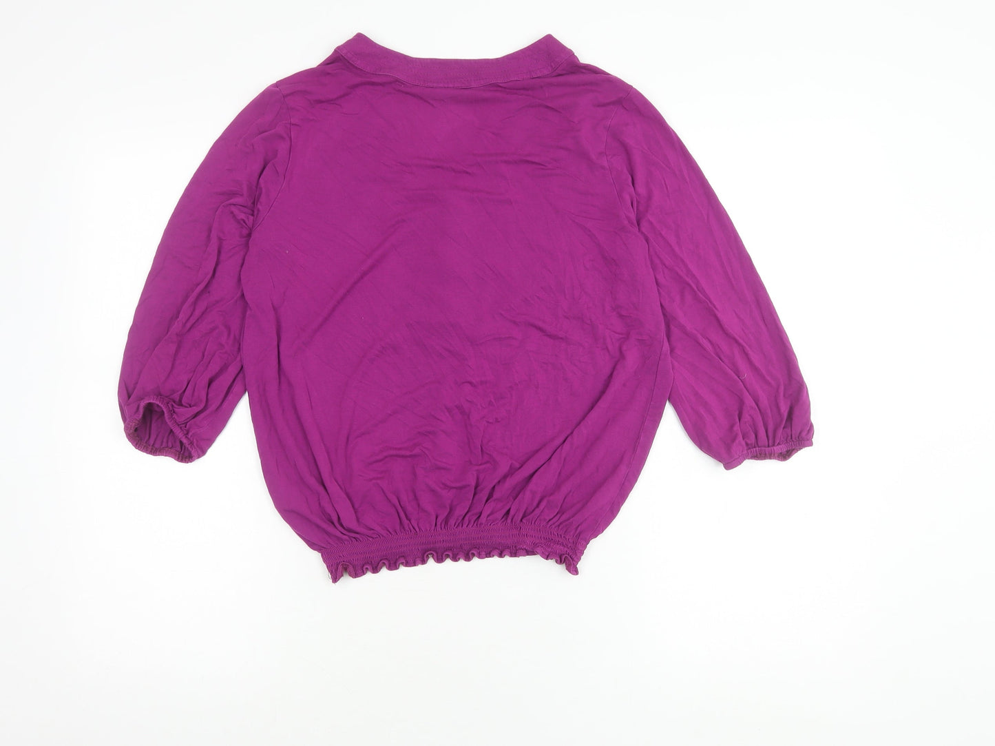 Wallis Women's Purple Stretch Blouse, Small