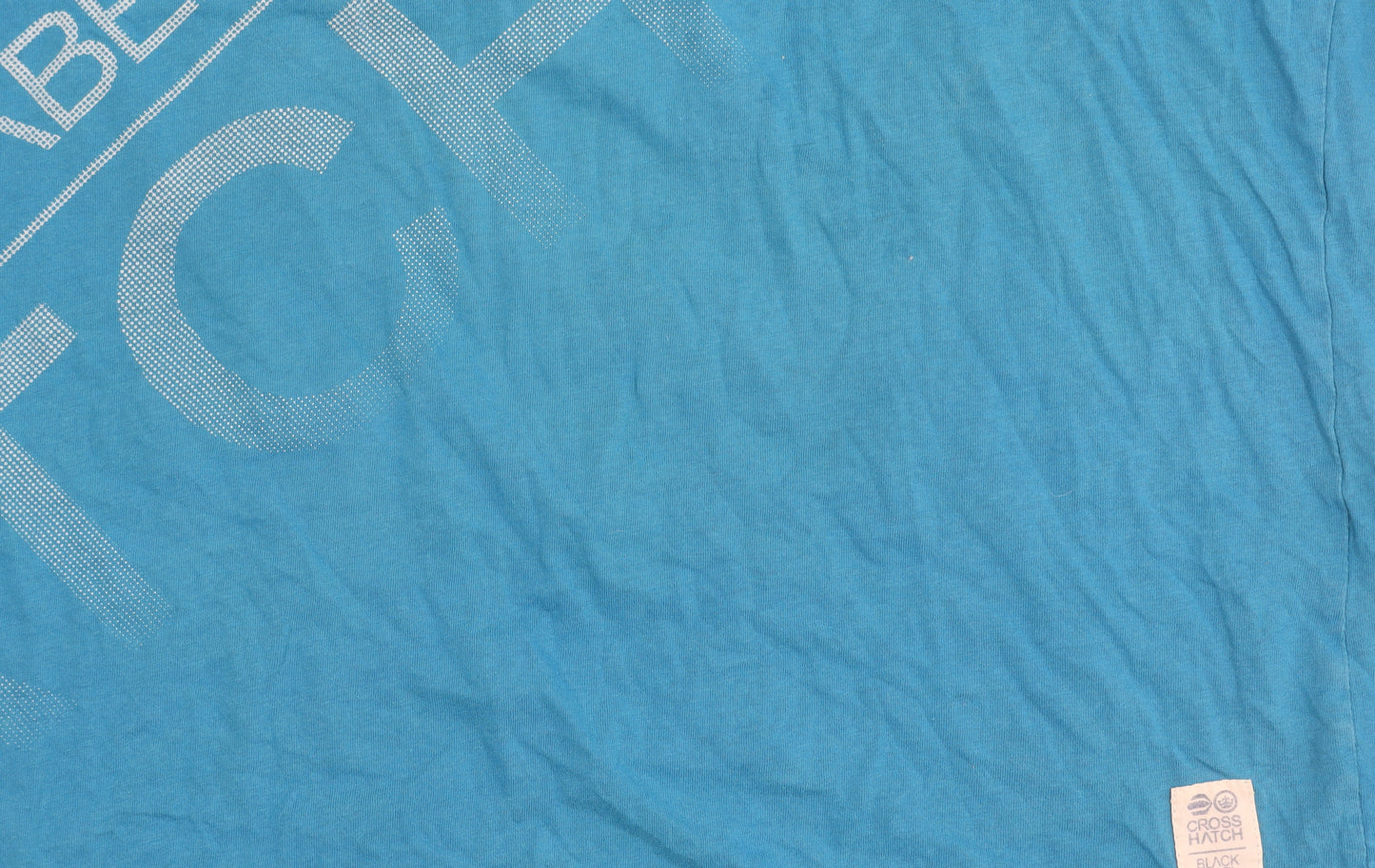 Crosshatch Men's Blue Graphic Print T-Shirt 2XL