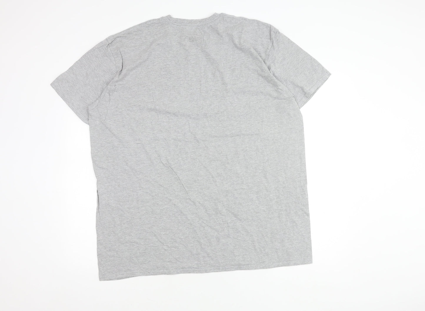 NASA Men's Grey Graphic Print 2XL T-Shirt