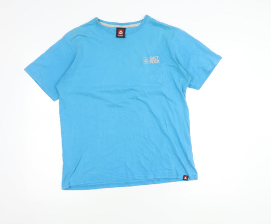 Saltrock Men's Blue Medium Crew Neck T-Shirt