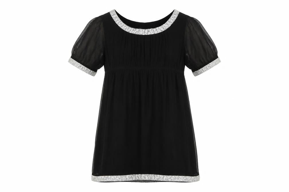 Jovonna London Women's Black Silk Dress Size 10