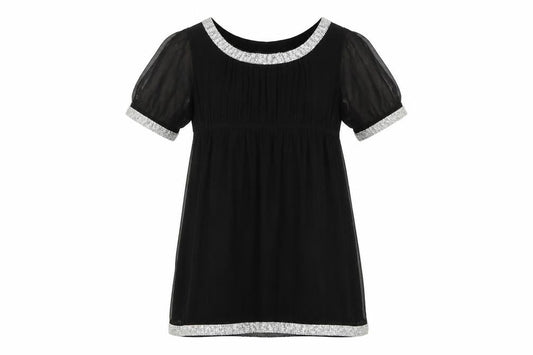 Jovonna London Women's Black Silk Dress Size 10