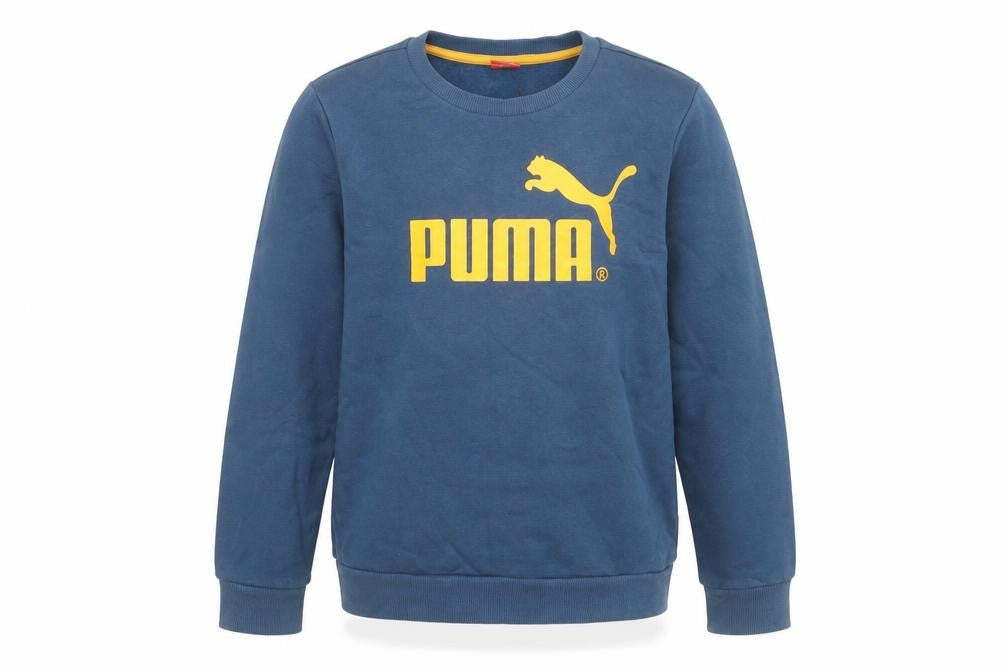 Puma Boys Blue Pullover Sweatshirt, Size 12, Graphic Print