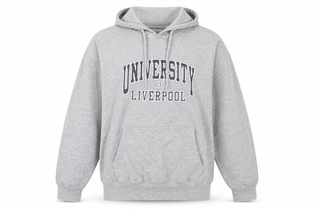 Advance Apparel Women's Grey Hoodie Size L University Design