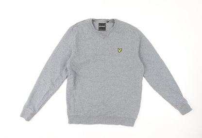 Lyle & Scott Men's Grey Pullover Sweatshirt L