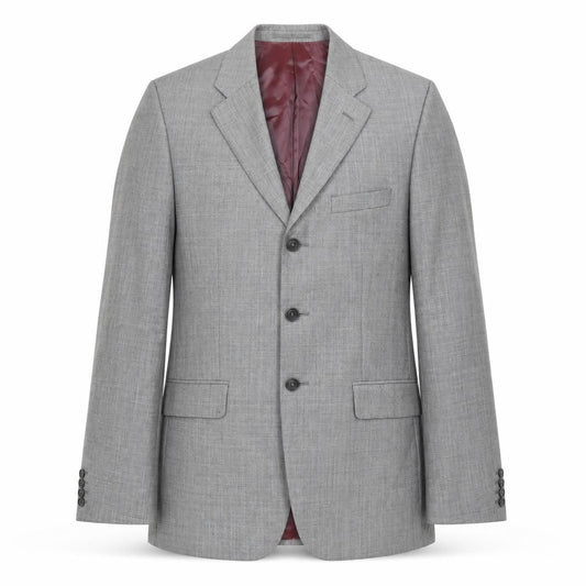 Austin Reed Men's Grey Check Blazer, 38L, Long Fit