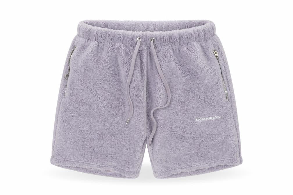 MKI MIYUKI ZOKU Purple Sweat Shorts L