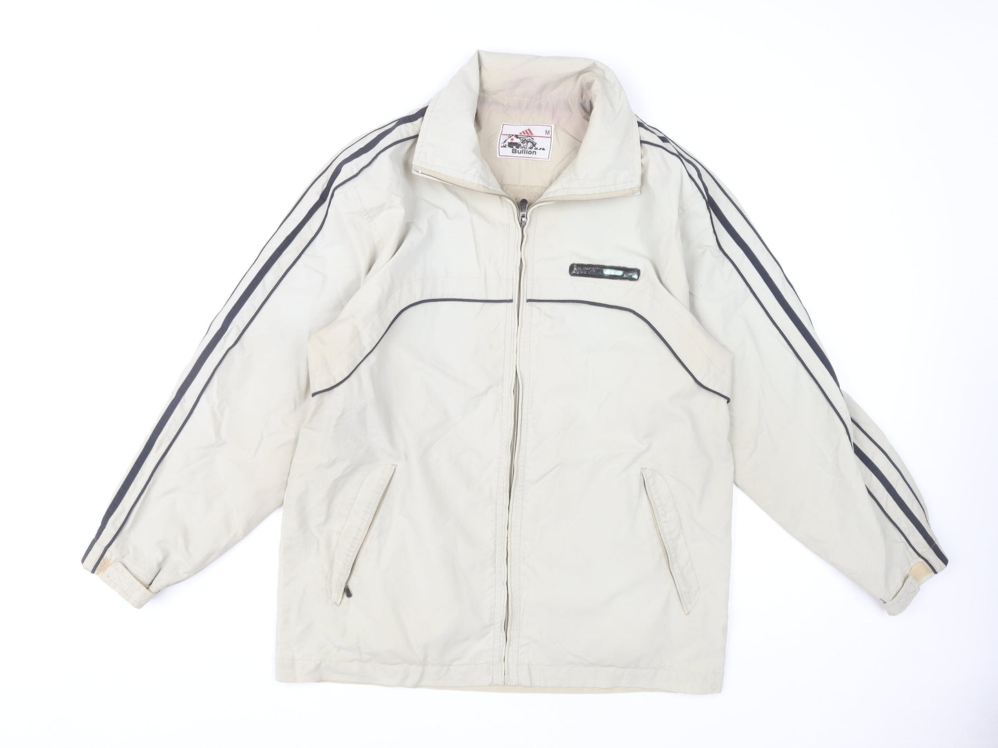 Bullion Men's Beige Mid-Length Zip Jacket M