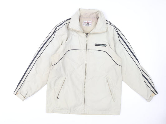 Bullion Men's Beige Mid-Length Zip Jacket M