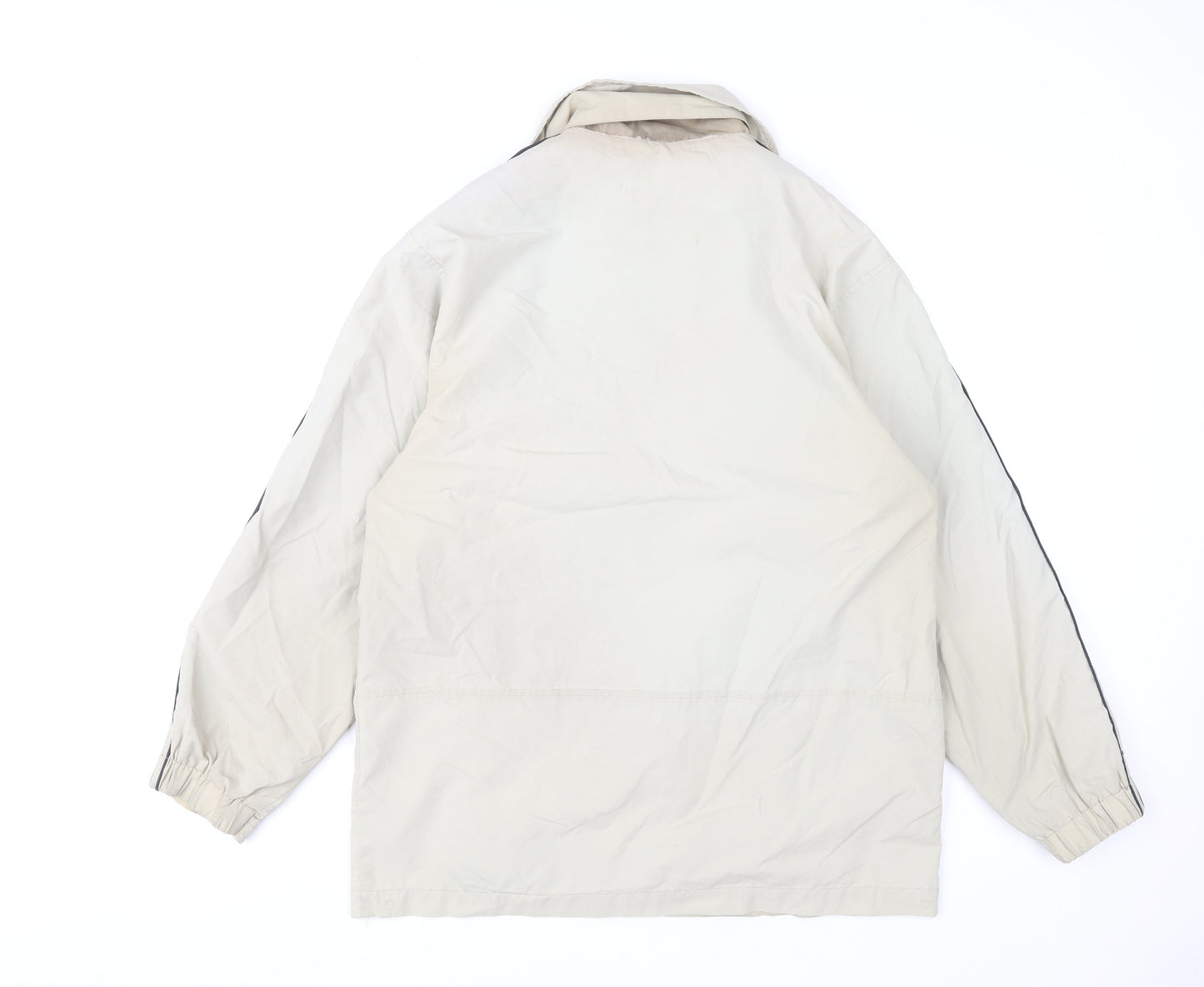 Bullion Men's Beige Mid-Length Zip Jacket M