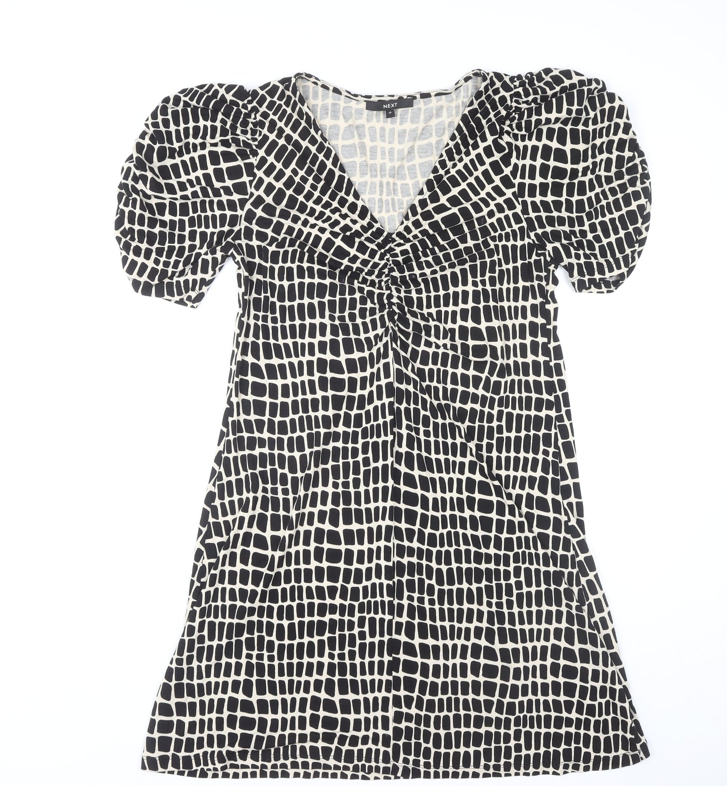 Next Women's Multicoloured V-Neck Dress Size 14