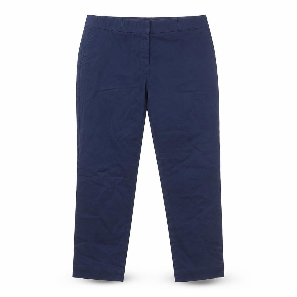 Oasis Women's Blue Regular Trousers Size 12