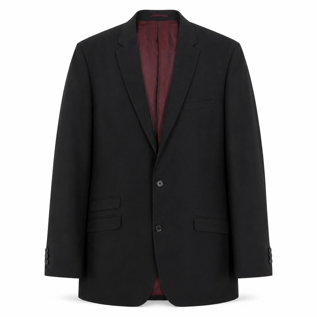 Men's &City Black Blazer, Size 42, Classic Formal Wear