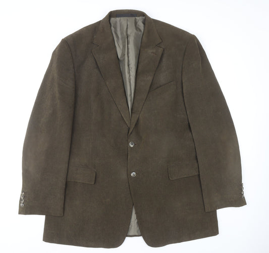 Marks and Spencer Men's Green Blazer Size 44 Classic Fit