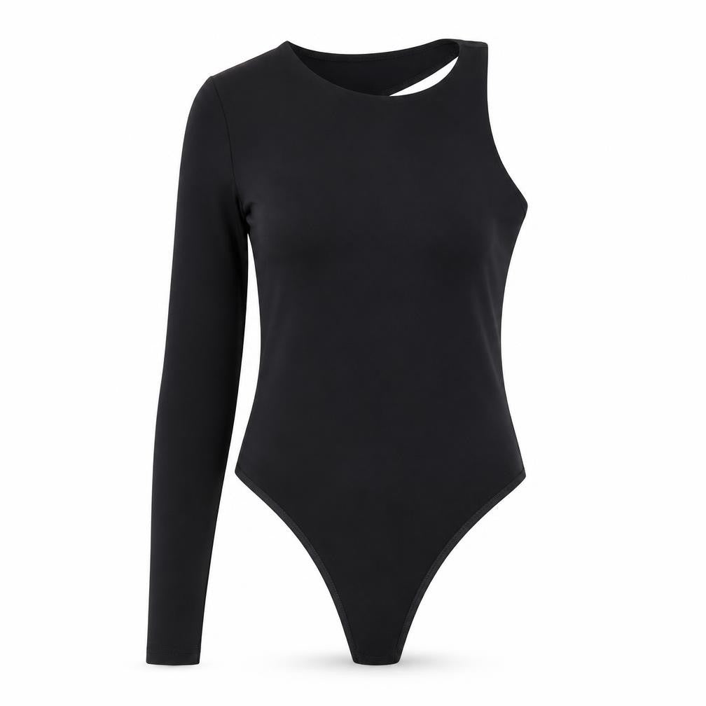 Zara Women's Black Long Sleeve Bodysuit L