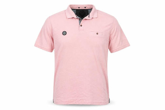 Heritage Black Label Men's Pink L Polo Short Sleeve