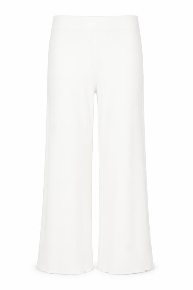 Zara Women's White Straight Trousers - Size S