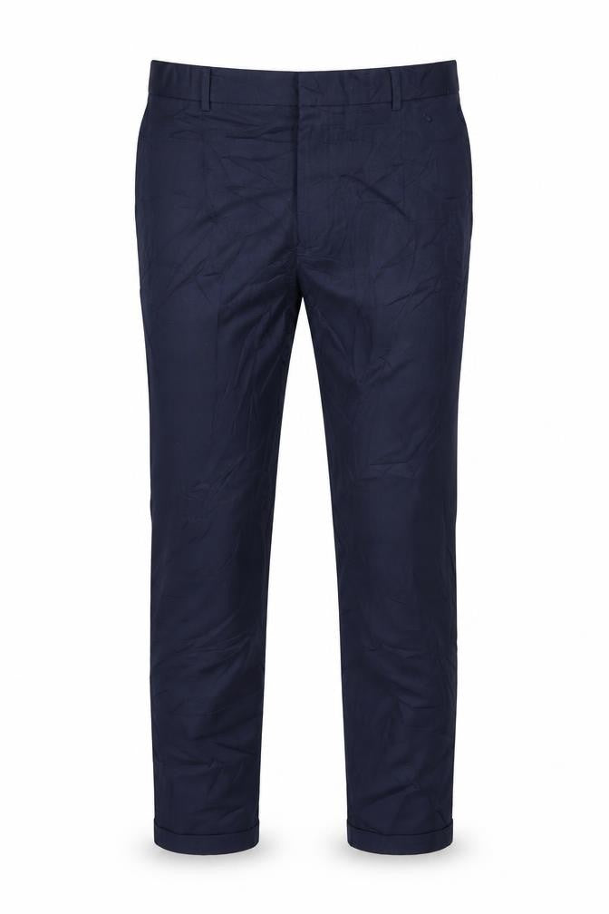 Marks & Spencer Men's Blue Tapered Trousers, Size 40