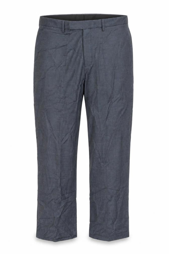 Marks & Spencer Men's Blue Regular Fit Trousers