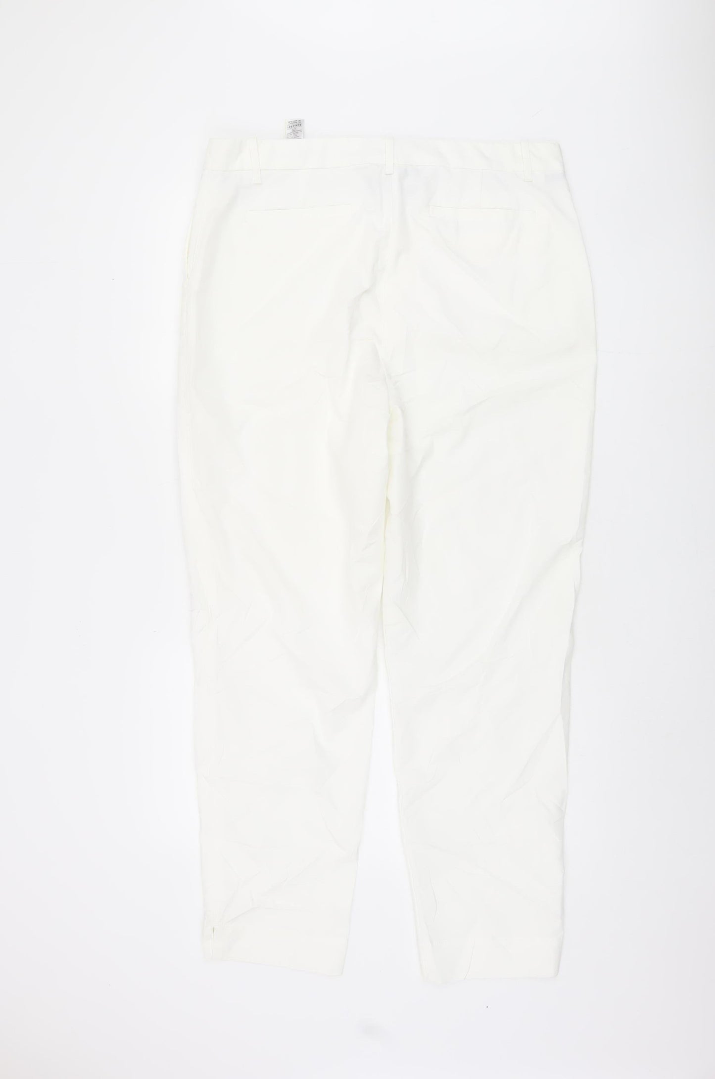 Marks & Spencer White Women's Trousers Size 16