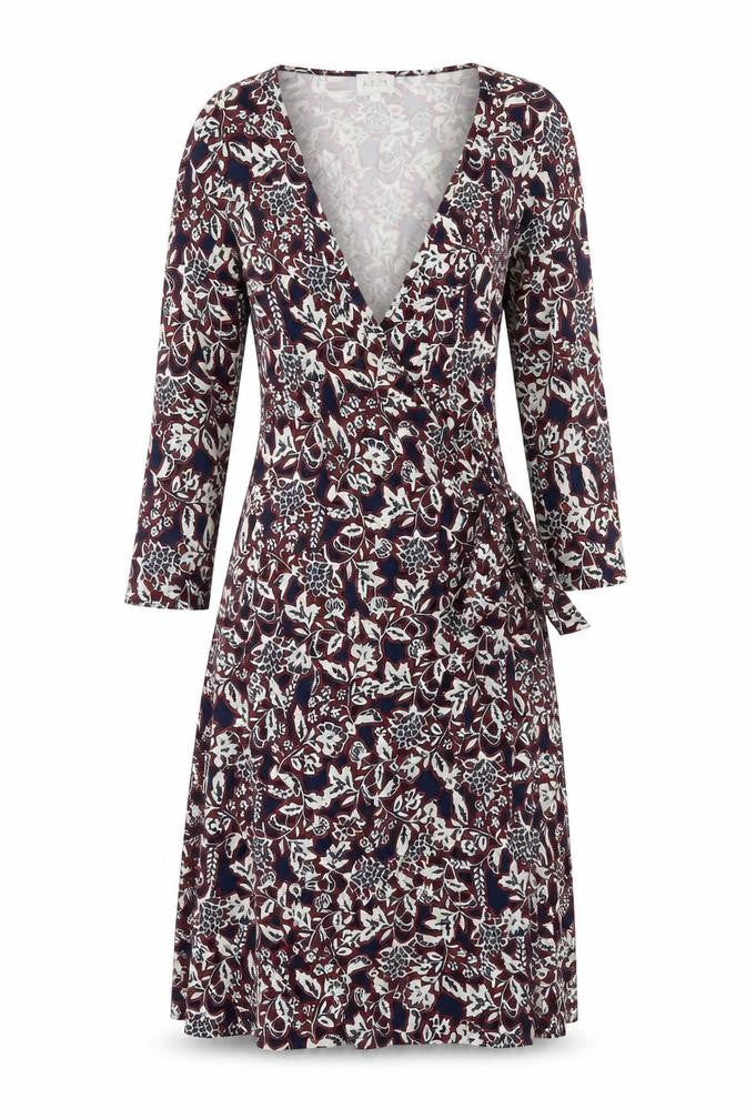 East Women's Multicoloured Wrap Dress Size 10