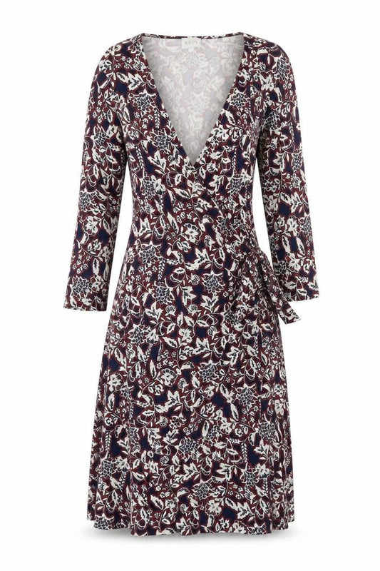 East Women's Multicoloured Wrap Dress Size 10