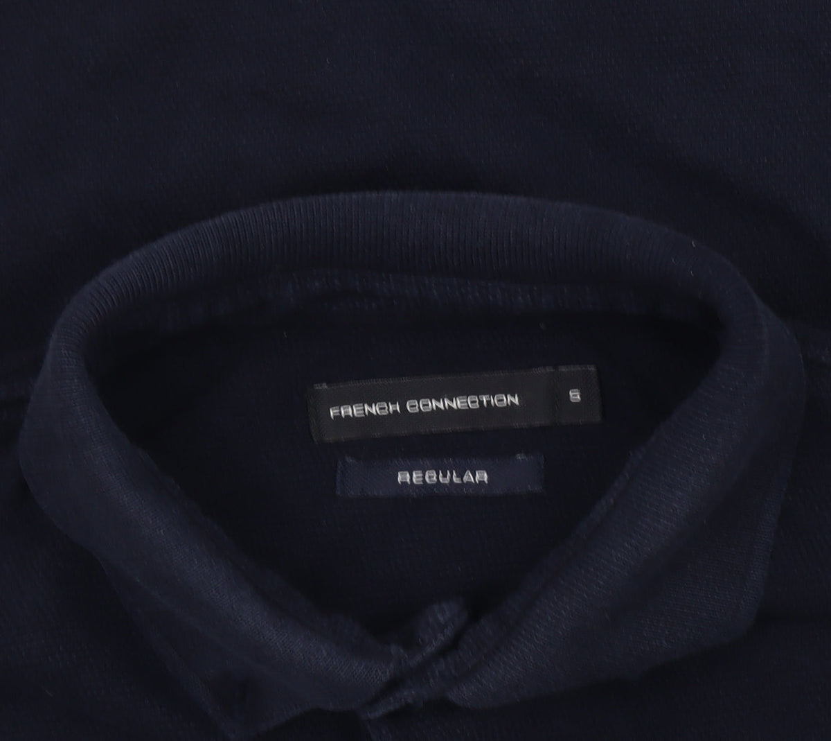 French Connection Men's Black Polo Shirt Size S