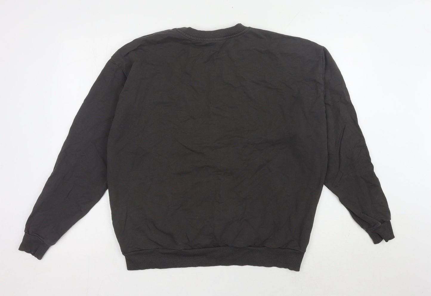 ASOS DESIGN Women’s Black Pullover Sweatshirt, Size 10