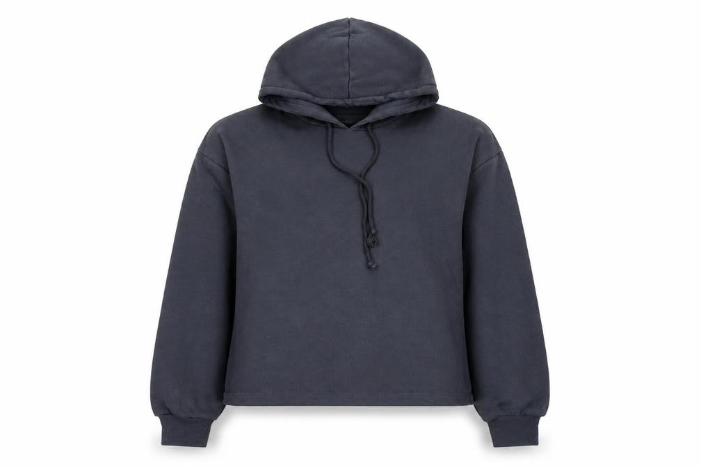 Pieces Women’s Grey Pullover Hoodie, Size S