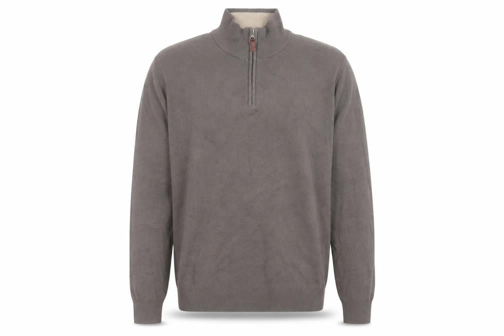 Next Men's Grey High Neck Cotton Pullover Jumper M