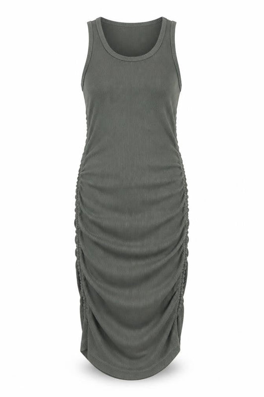 Pull&Bear Women's Green M Tank Dress