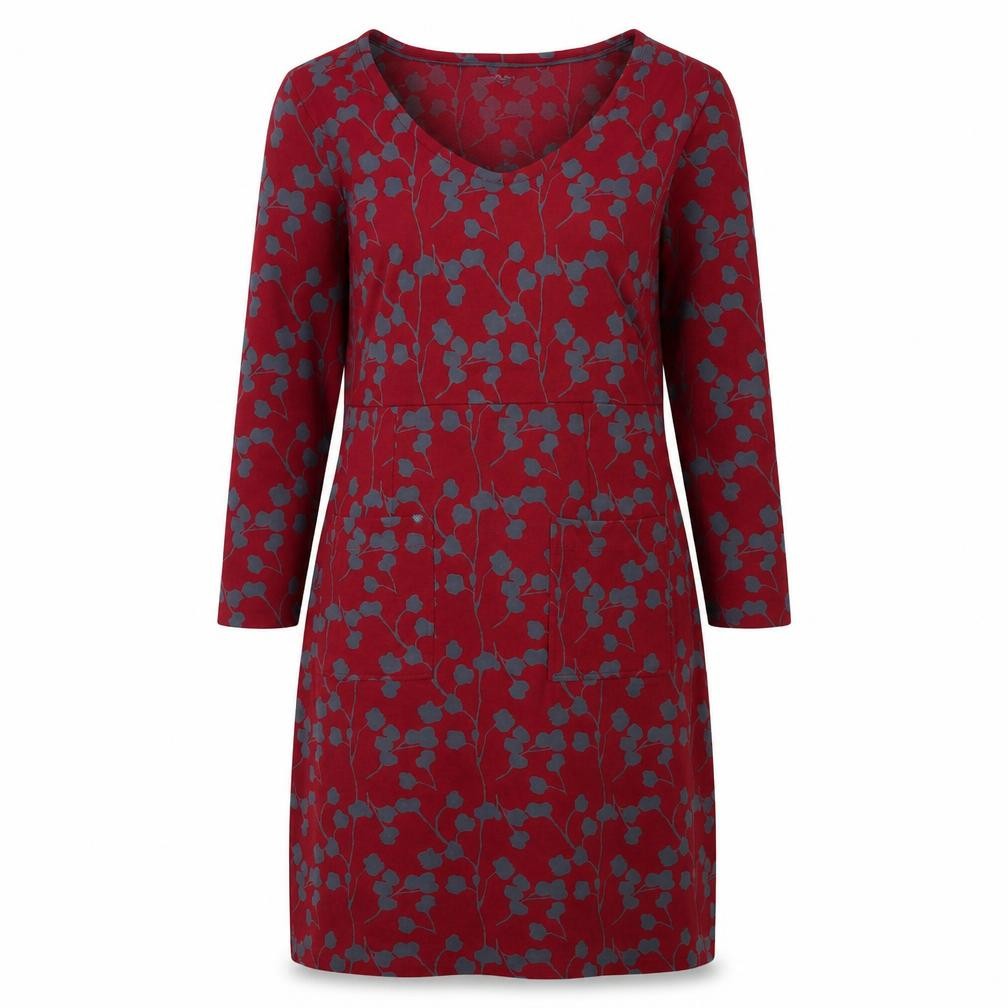 White Stuff Women's Red Floral Sheath Dress Size 10