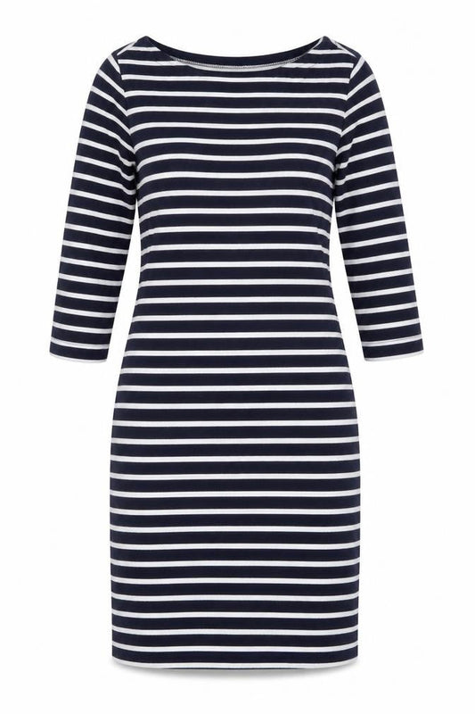Gap Women's Blue Striped Sheath Dress M