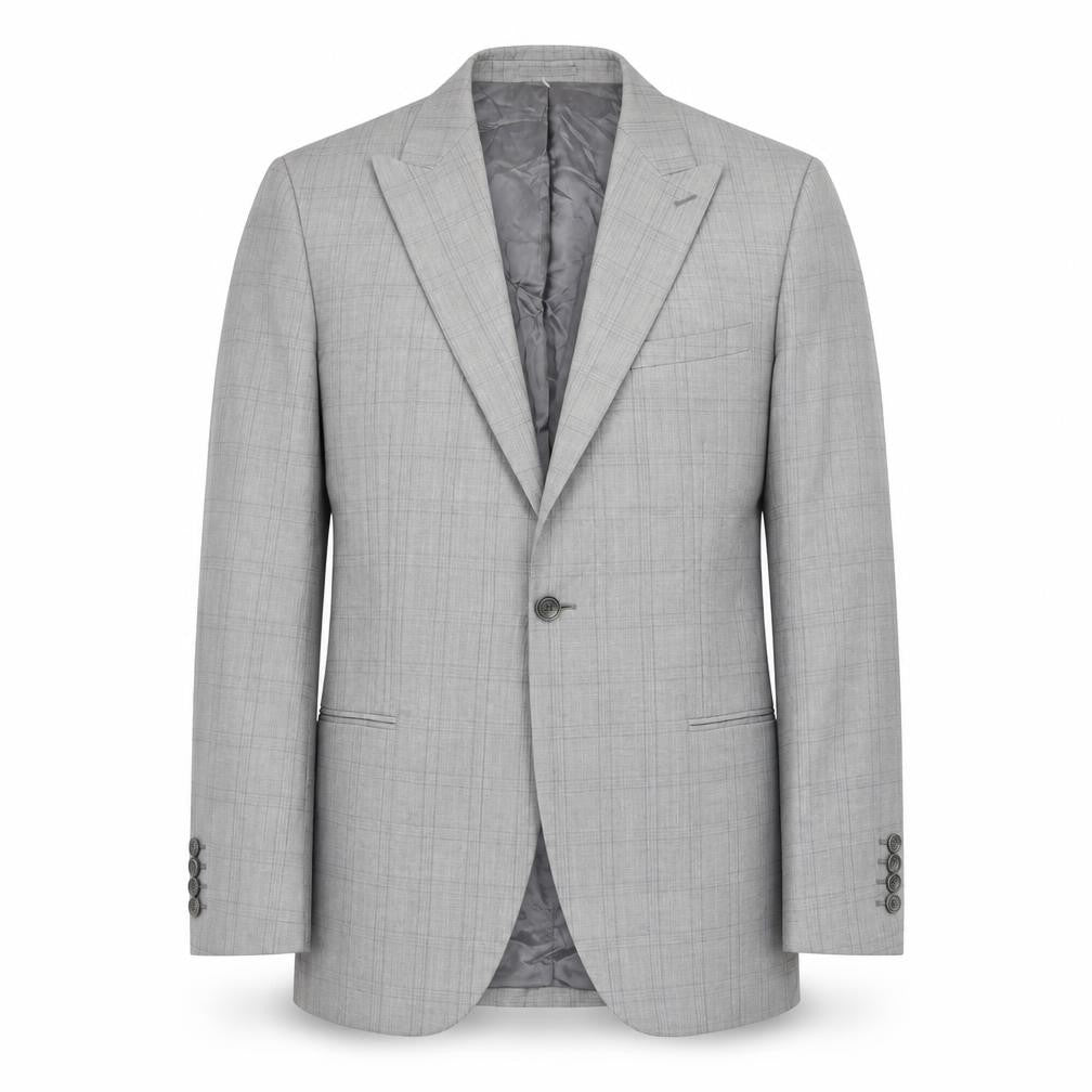 Reiss Men's Grey Check Blazer 38 Regular