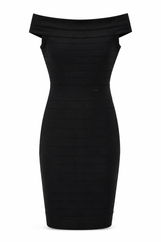 French Connection Women's Black Size 8 Off Shoulder Dress