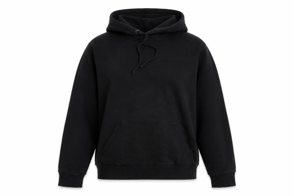 Calvin Klein Jeans Black Hoodie, S, Pullover, Unisex, Casual