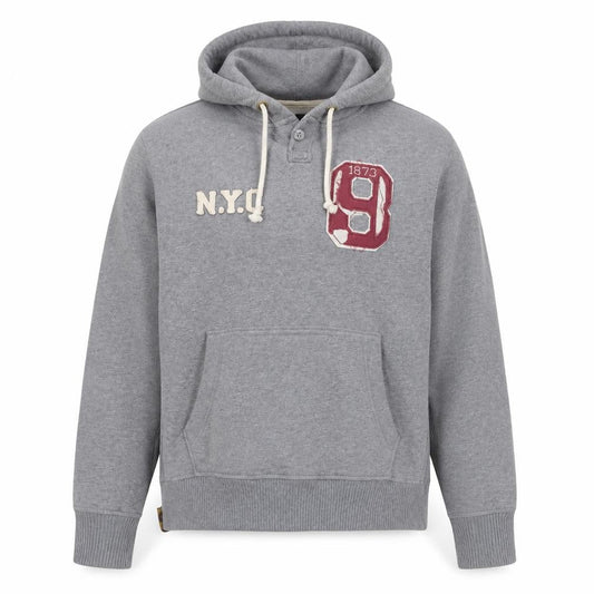 Lee Cooper Men's Grey XL Pullover Hoodie