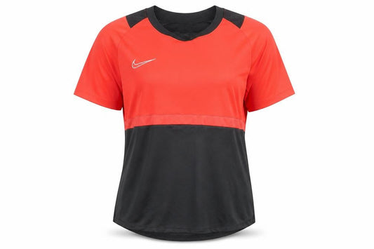 Nike Womens Red Black T-Shirt L Athletic Fit