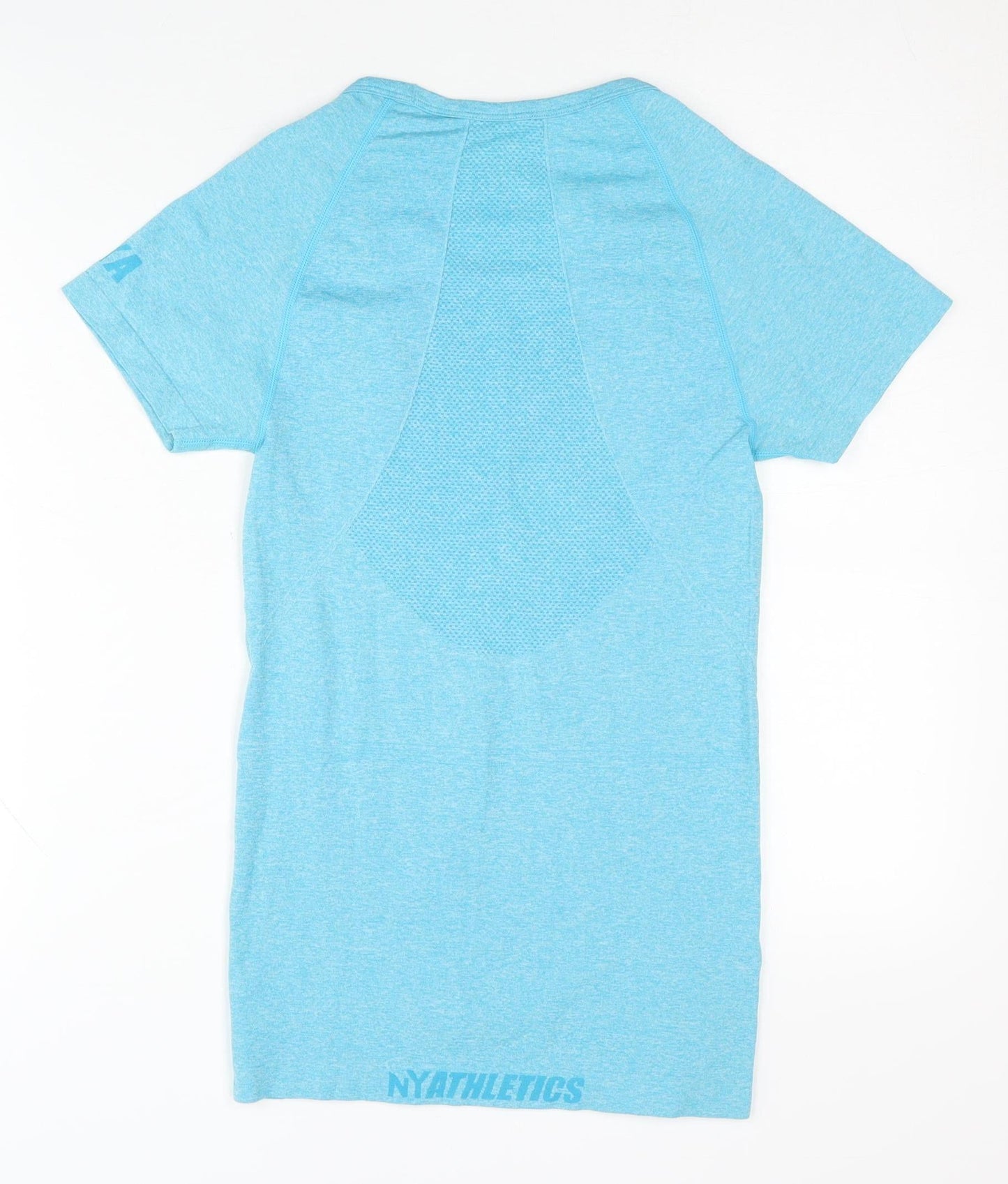 NY Athletics Women's Blue T-Shirt, Size S, Casual Style