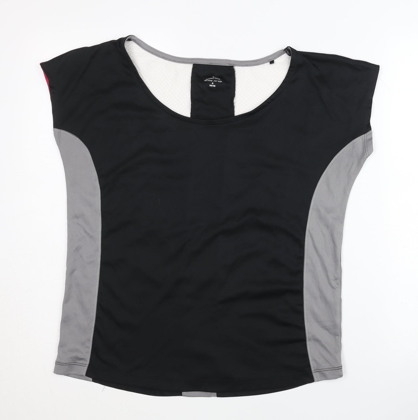 Active Touch Women's Black Gym T-Shirt Size 10