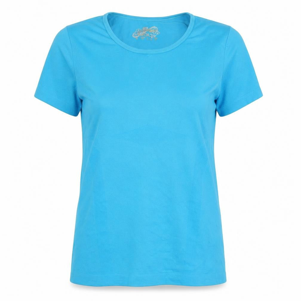 Sports Tech Women's Blue T-Shirt, Size 12, Activewear