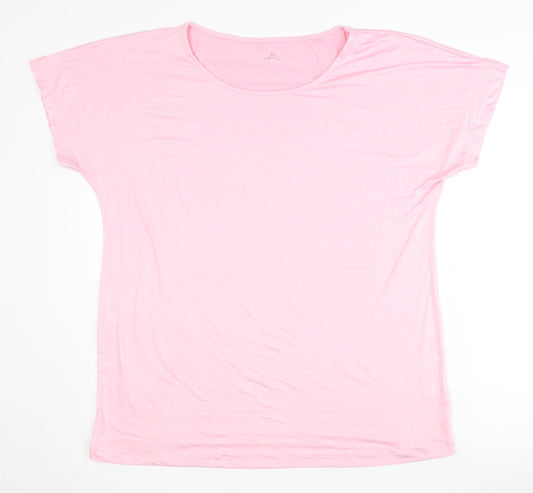 Active Touch Women's Pink T-Shirt Large