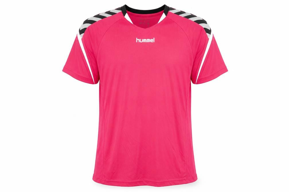 Hummel Men's Pink Jersey T-Shirt, S