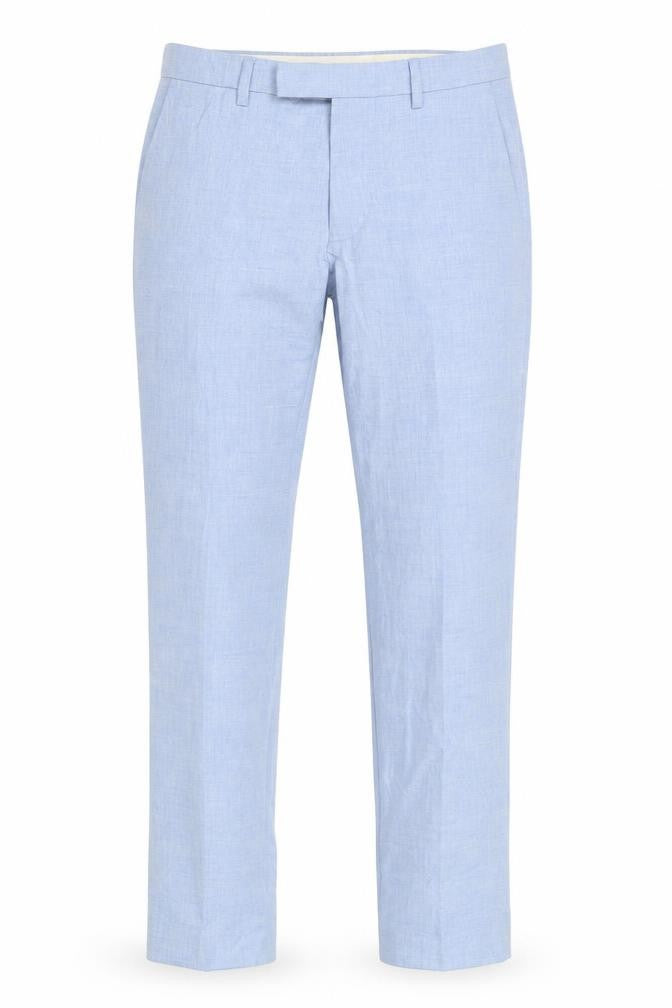 Marks & Spencer Men's Blue Slim Fit Trousers