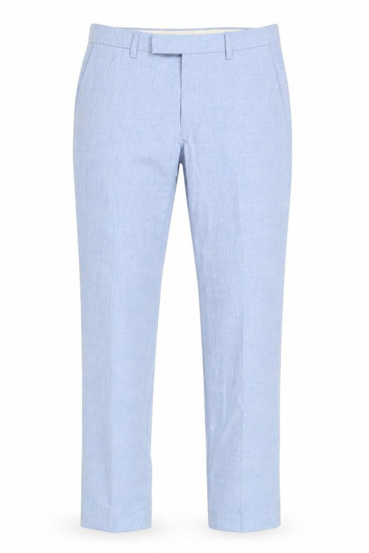 Marks & Spencer Men's Blue Slim Fit Trousers