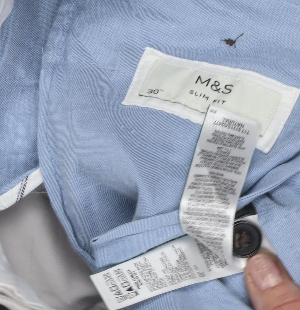 Marks and Spencer Women's Ivory Chino Size 30