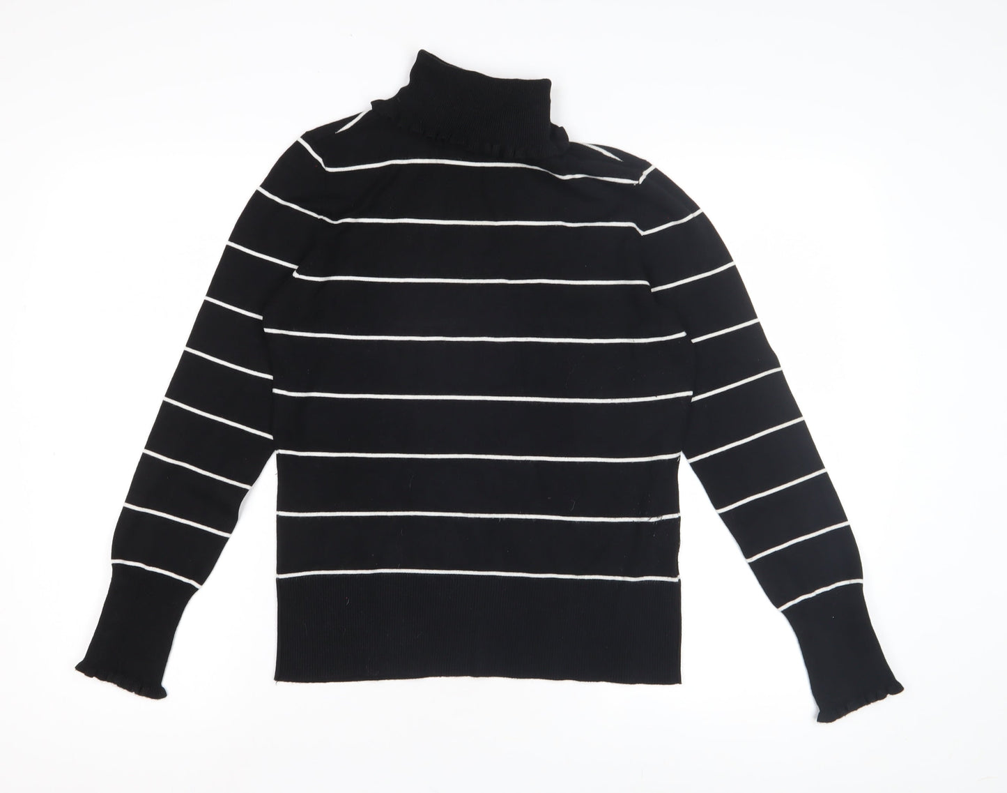 Linea Women's Black Roll Neck Pullover Jumper M